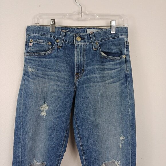 ADRIANO GOLDSCHMIED THE EX-BOYFRIEND slouchy slim jeans women's size 26 - Picture 3 of 8